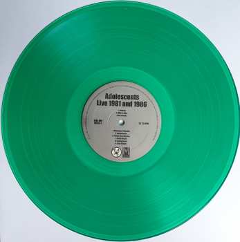 LP Adolescents: Live 1981 And 1986 LTD | CLR
