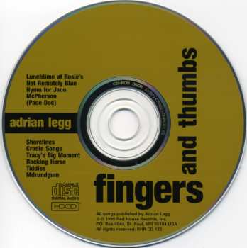 CD Adrian Legg: Fingers & Thumbs