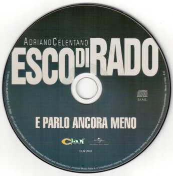 CD Adriano Celentano: Esco Di Rado E Parlo Ancora Meno