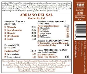 CD Adriano Del Sal: Guitar Recital