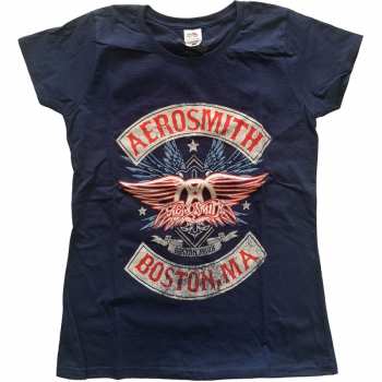 Merch Aerosmith: Mujeres Camiseta Boston Pride 