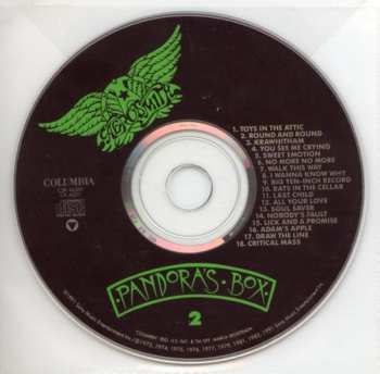 3CD/Caja Aerosmith: Pandora's Box