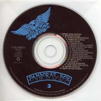 3CD/Caja Aerosmith: Pandora's Box