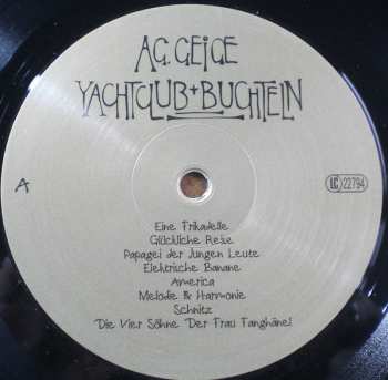 LP AG Geige: Yachtclub + Buchteln
