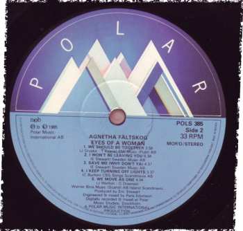 LP Agnetha Fältskog: Eyes Of A Woman