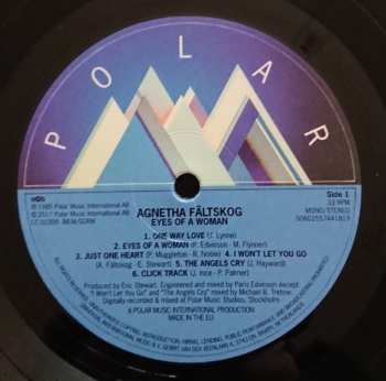 LP Agnetha Fältskog: Eyes Of A Woman