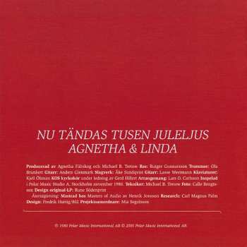 CD Agnetha Fältskog: Nu Tändas Tusen Juleljus