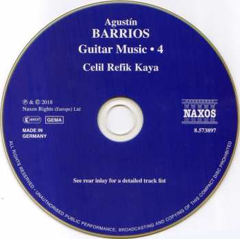 CD Agustín Barrios Mangoré: Guitar Music • 4