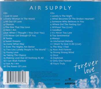 2CD Air Supply: Forever Love: 36 Greatest Hits (1980-2001)