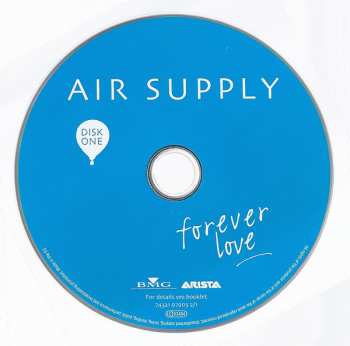 2CD Air Supply: Forever Love: 36 Greatest Hits (1980-2001)