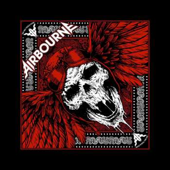 Merch Airbourne: Bufanda Red Skull