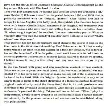 2CD Silke Eberhard: Ornette Coleman Anthology