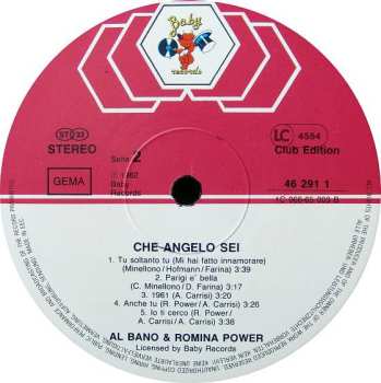 LP Al Bano & Romina Power: Che Angelo Sei
