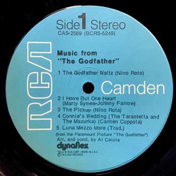 LP Al Caiola And His Orchestra: Music From The Godfather