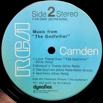 LP Al Caiola And His Orchestra: Music From The Godfather
