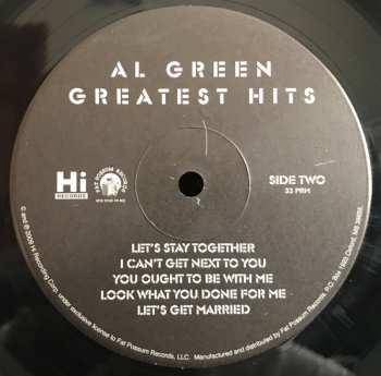 LP Al Green: Greatest Hits