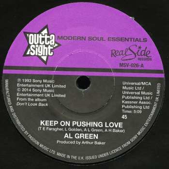 Album Al Green: Keep On Pushing Love / Your Heart's In Good Hands