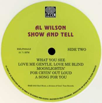 LP Al Wilson: Show And Tell CLR | LTD