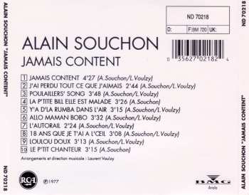CD Alain Souchon: Jamais Content