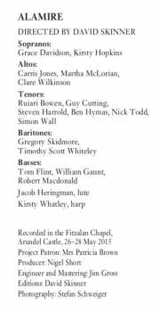 2CD David Skinner: Anne Boleyn's Songbook