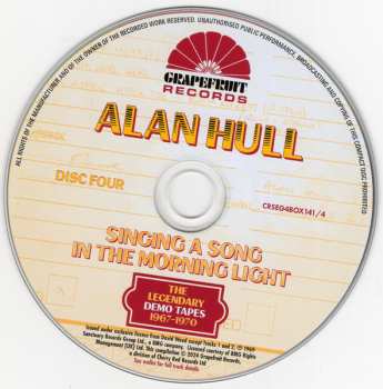 4CD Alan Hull: Singing A Song In The Morning Light (The Legendary Demo Tapes 1967-1970)