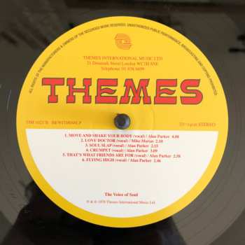 LP Alan Parker: The Voice Of Soul LTD