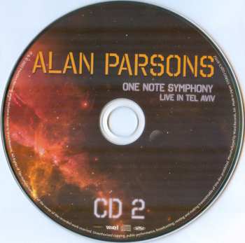 2CD/Blu-ray Alan Parsons: One Note Symphony (Live In Tel Aviv)