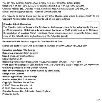 CD BBC Philharmonic: The Film Music Of Alan Rawsthorne