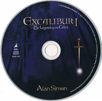 CD Alan Simon: Excalibur I (The Legend Of The Celts)