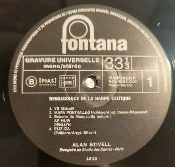 LP Alan Stivell: Renaissance De La Harpe Celtique LTD