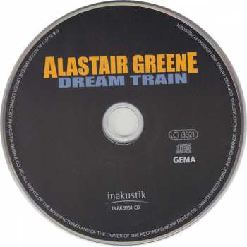 CD Alastair Greene: Dream Train