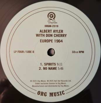 4LP/Caja Don Cherry: Europe 1964 LTD
