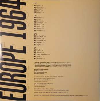 4LP/Caja Don Cherry: Europe 1964 LTD