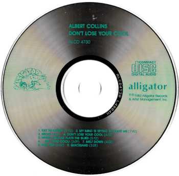 CD Albert Collins And The Icebreakers: Don't Lose Your Cool
