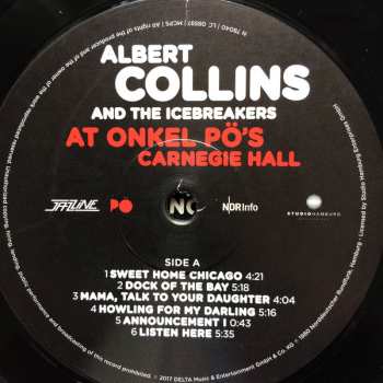 3LP Albert Collins And The Icebreakers: At Onkel Pö's Carnegie Hall Hamburg 1980 