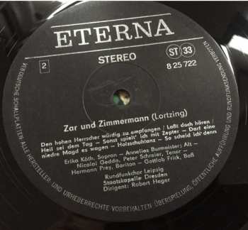 LP Albert Lortzing: Zar Und Zimmermann