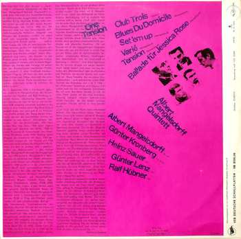 LP Albert Mangelsdorff Quintet: One Tension