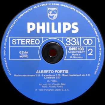LP Alberto Fortis: Alberto Fortis