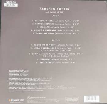 LP Alberto Fortis: La Sedia Di Lillà 