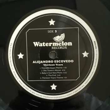 2LP Alejandro Escovedo: Thirteen Years LTD