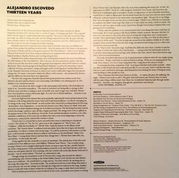 2LP Alejandro Escovedo: Thirteen Years LTD