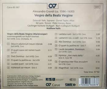 CD Daniel Taylor: Vespro Della Beata Vergine