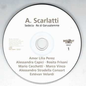 2CD Alessandro Scarlatti: Sedecia • Re Di Gerusalemme