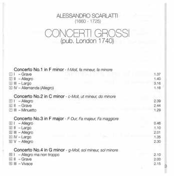 SACD Alessandro Scarlatti: Concerti Grossi (Pub. London 1740) - Cello Sonatas