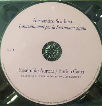 2CD Alessandro Scarlatti: Lamentazioni Per La Settimana Santa