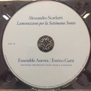 2CD Alessandro Scarlatti: Lamentazioni Per La Settimana Santa
