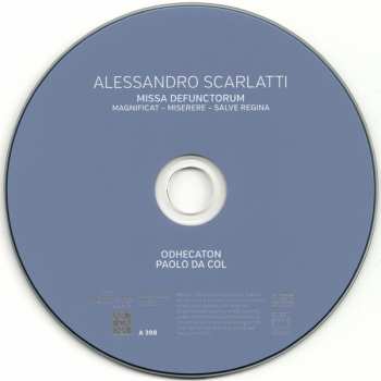 CD Alessandro Scarlatti: Missa Defunctorum, Magnificat, Miserere, Salve Regina