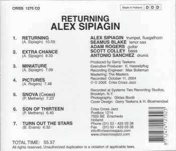 CD Alex Sipiagin: Returning