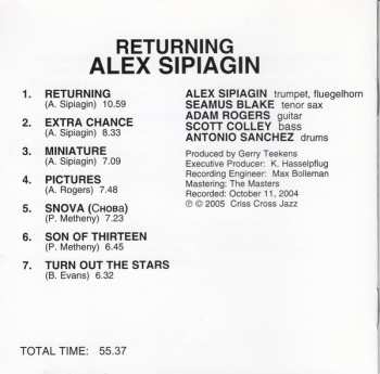CD Alex Sipiagin: Returning