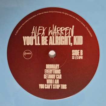 2LP Alex Warren: You'll Be Alright, Kid CLR